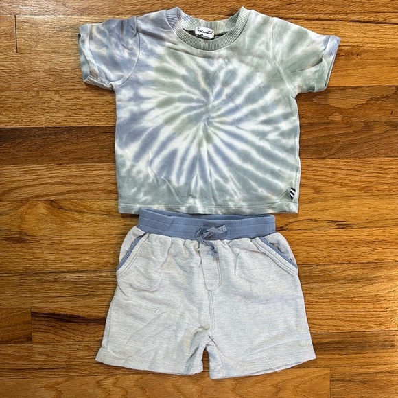 Splendid Toddler Tie-Dye T-Shirt and Shorts Set - Picture 1 of 6
